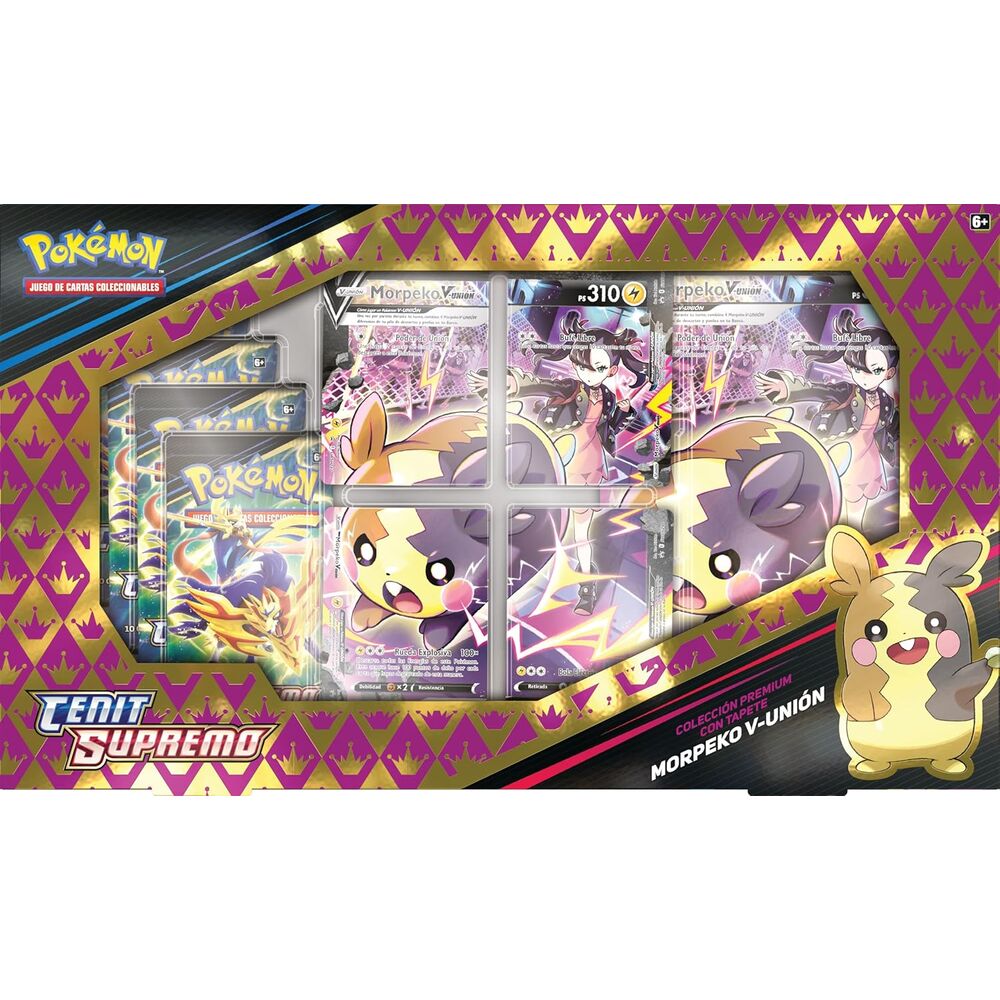 Blister Cartas Cenit Supremo Morpecko V Union Pokemon español