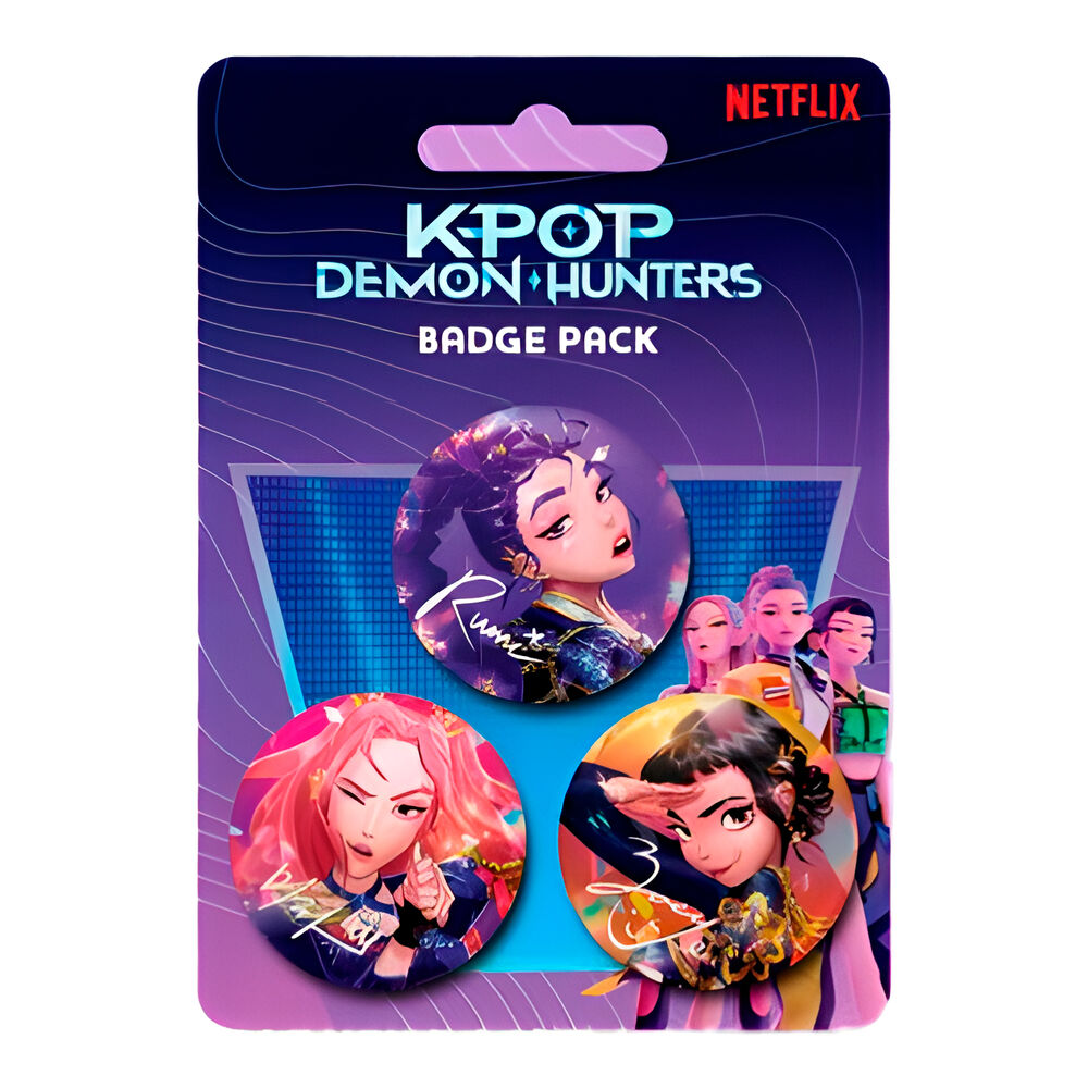 Blister 3 Insignias KPop Demon Hunters