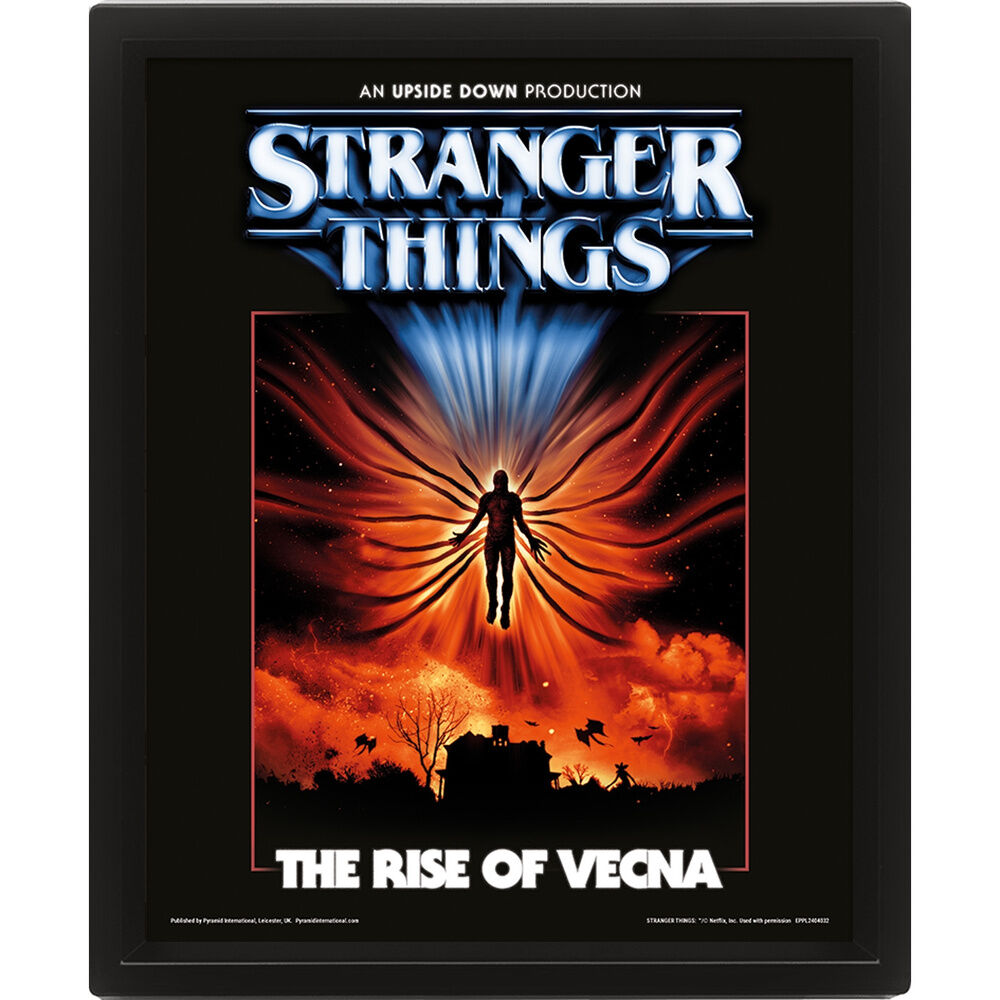 Poster 3D lenticular The Rise of Vecna Stranger Things 5