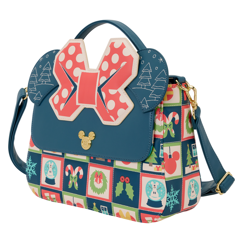 Bolso bandolera Mickey Holiday Disney Loungefly
