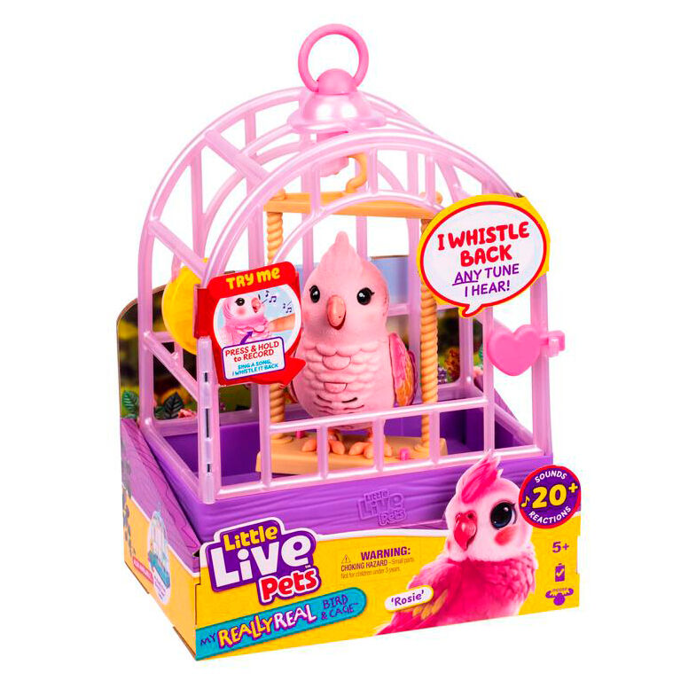 Jaula Pajaro Parlanchin Little Live Pets surtido