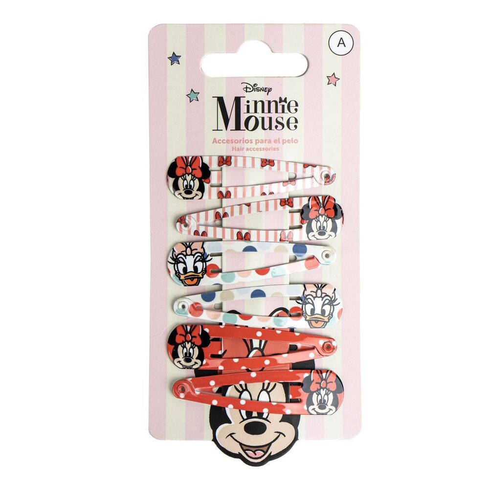 Blister 6 horquillas Minnie Disney