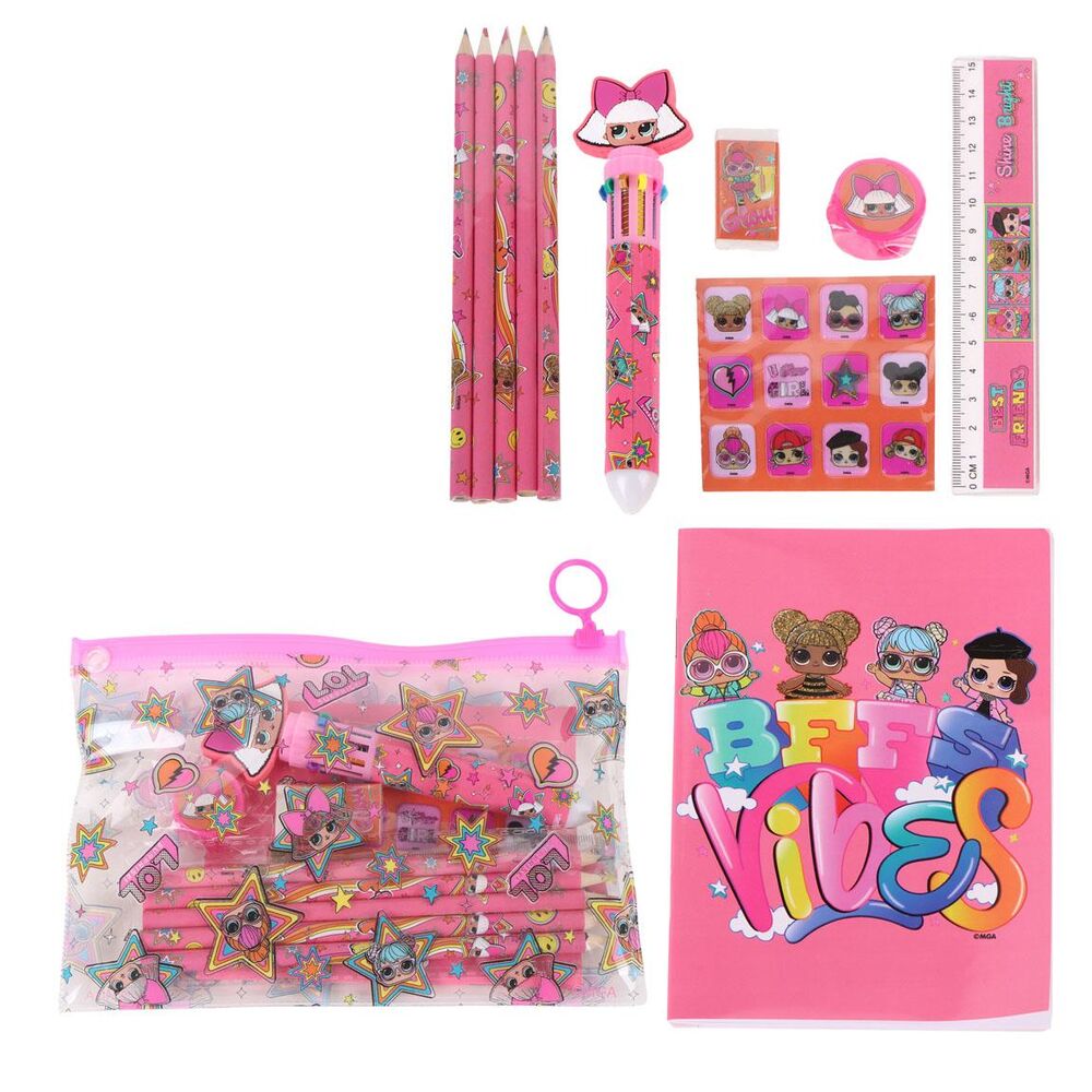 Set papeleria LOL Surprise