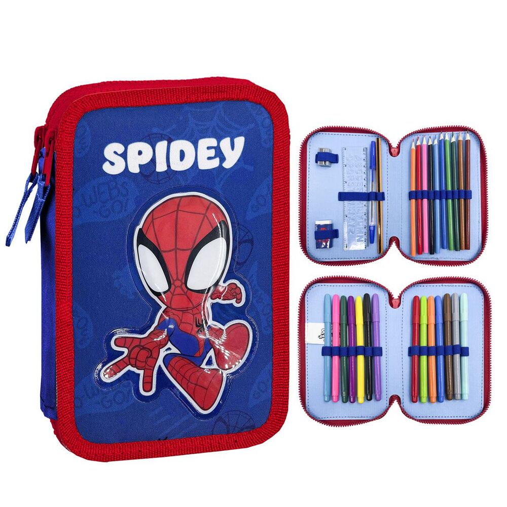 Plumier Spidey Amazing Friends Marvel doble