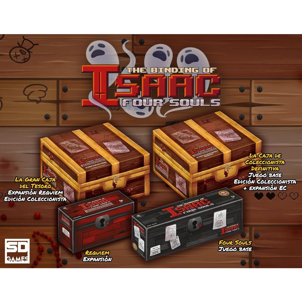 Juego mesa The Binding of Isaac Four Souls español - Imagen 4