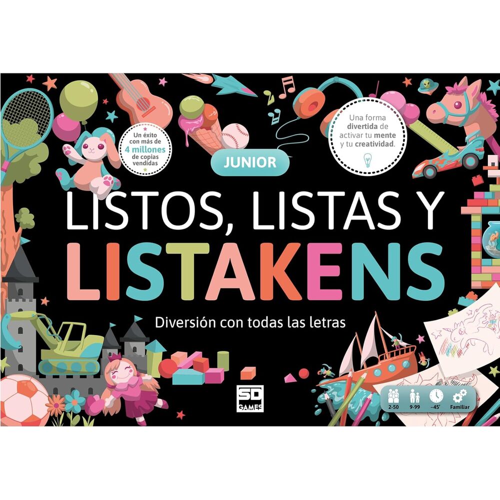 Juego mesa Listos Listas y Listakens Junior español - Imagen 6