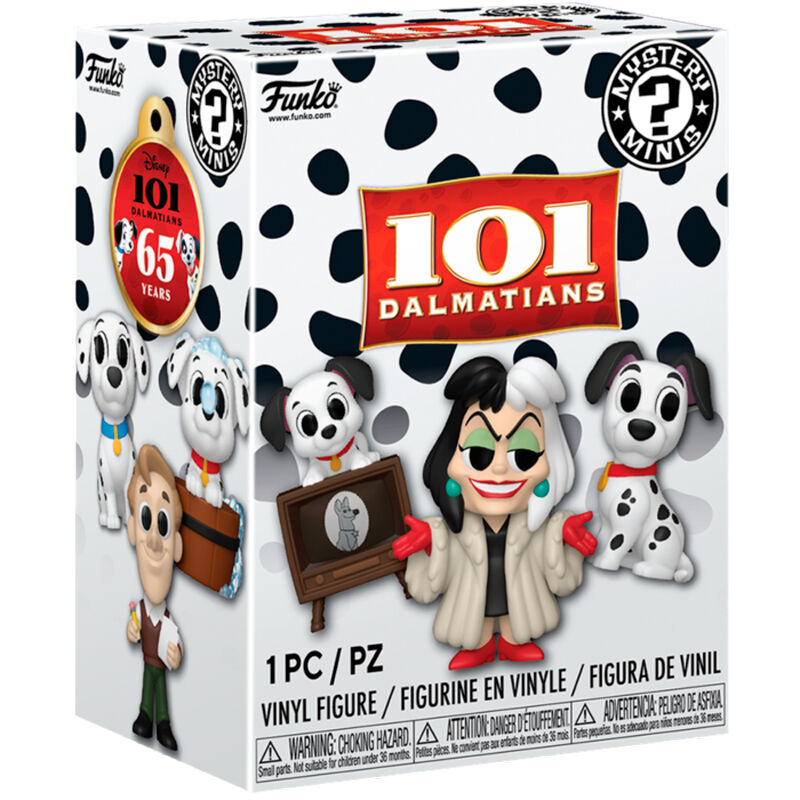 Figura Mystery Mini 101 Dalmatas Disney surtido