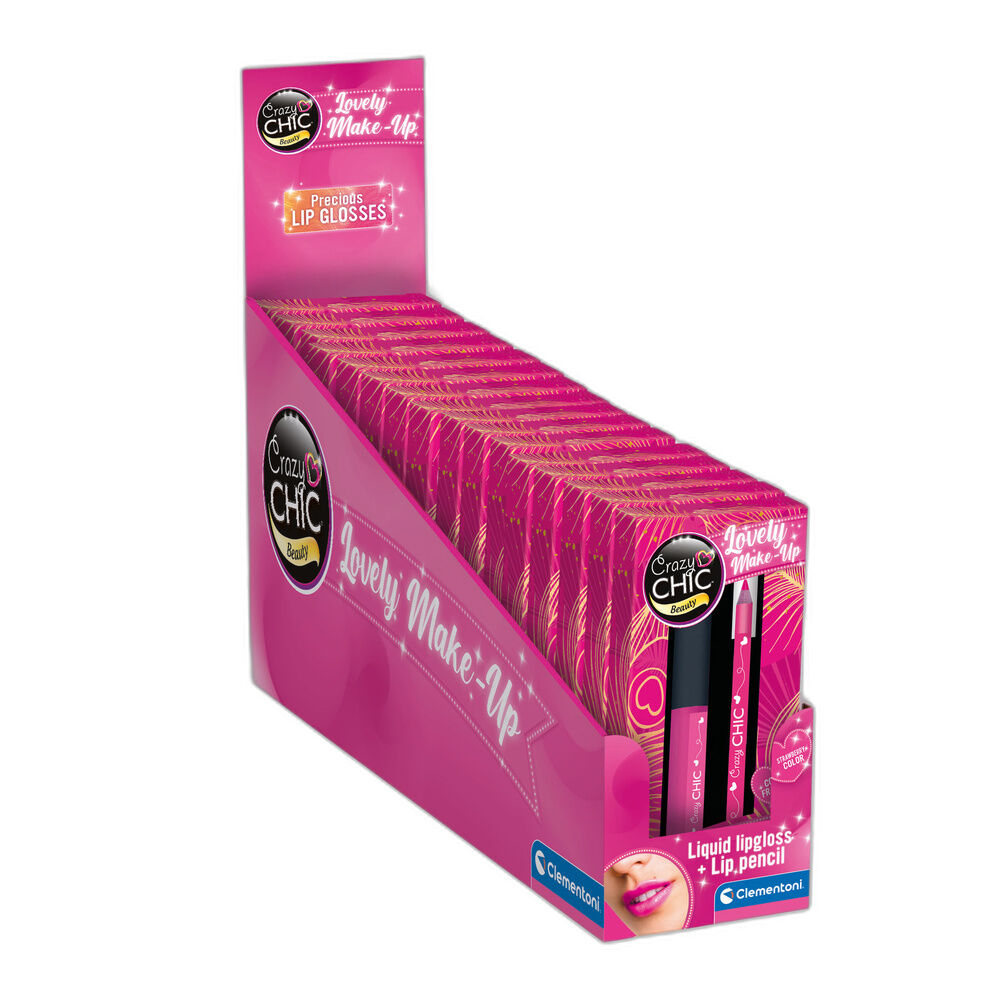 Set Brillo Labios + Lapiz Labial Strawberry Crazy Chic
