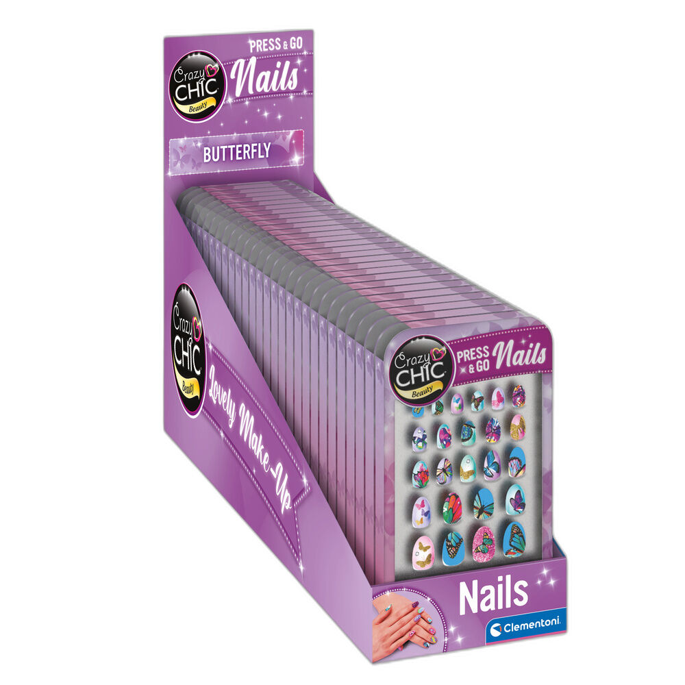 Set de Uñas Butterfly Crazy Chic