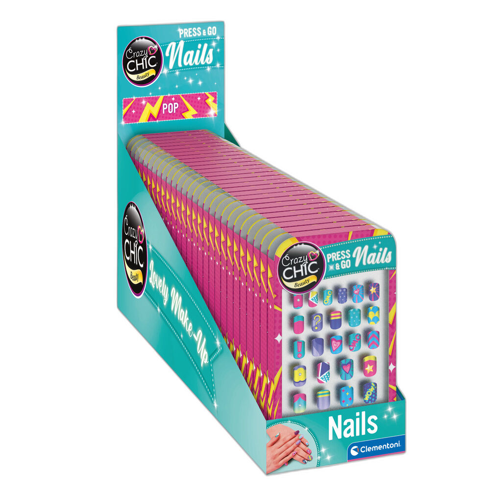 Set de Uñas Pop Crazy Chic