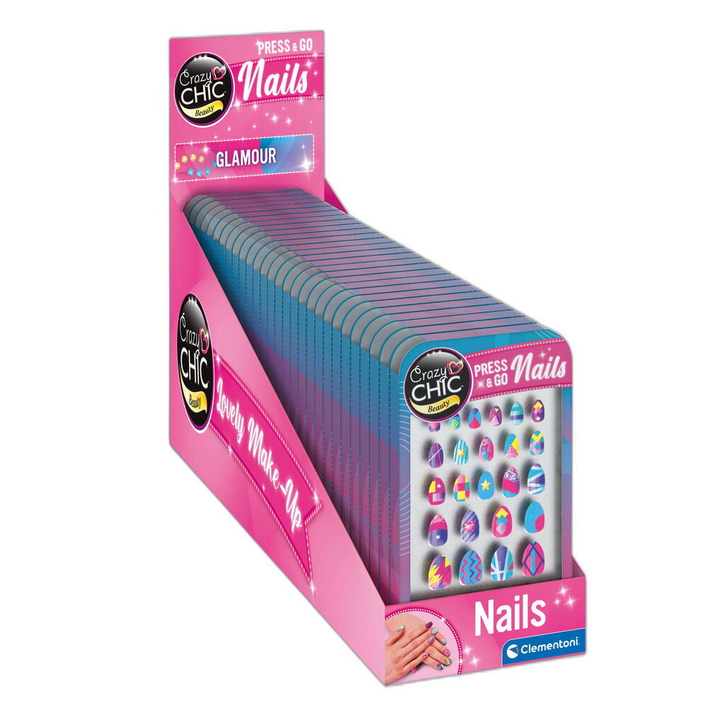 Set de Uñas Glamour Crazy Chic