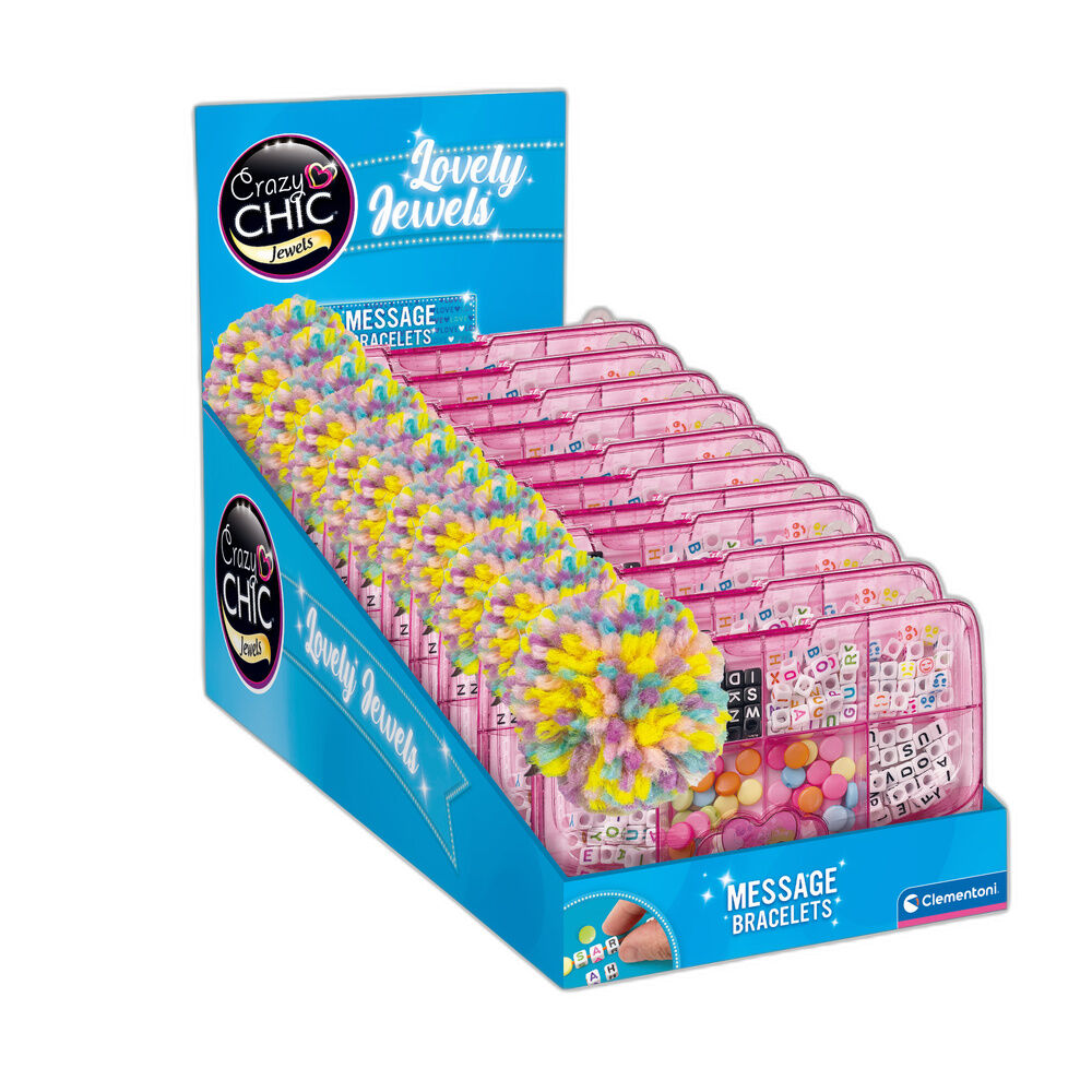 Set Pulseras Mensaje Amistad Pink Crazy Chic