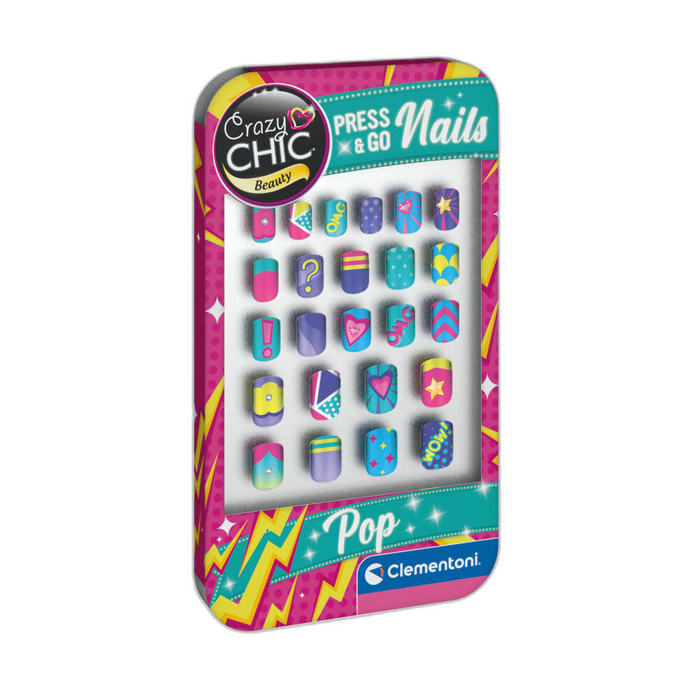 Set de Uñas Pop Crazy Chic