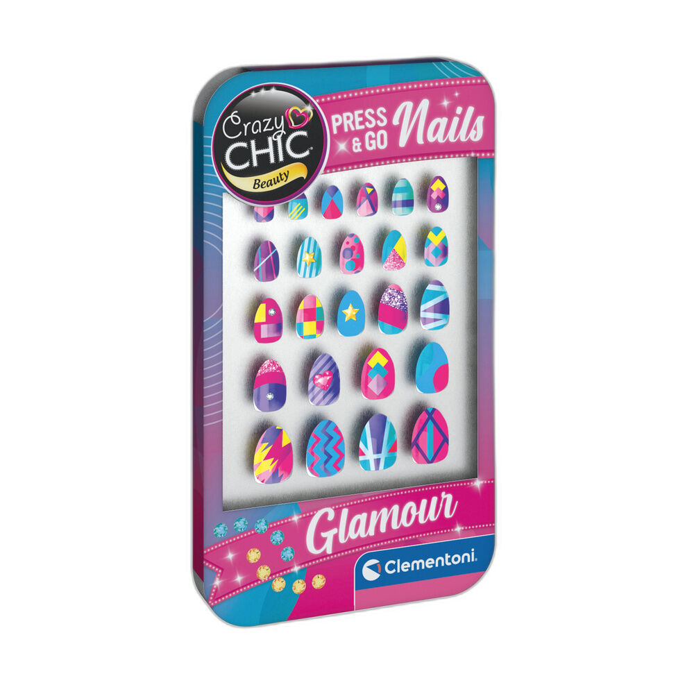 Set de Uñas Glamour Crazy Chic