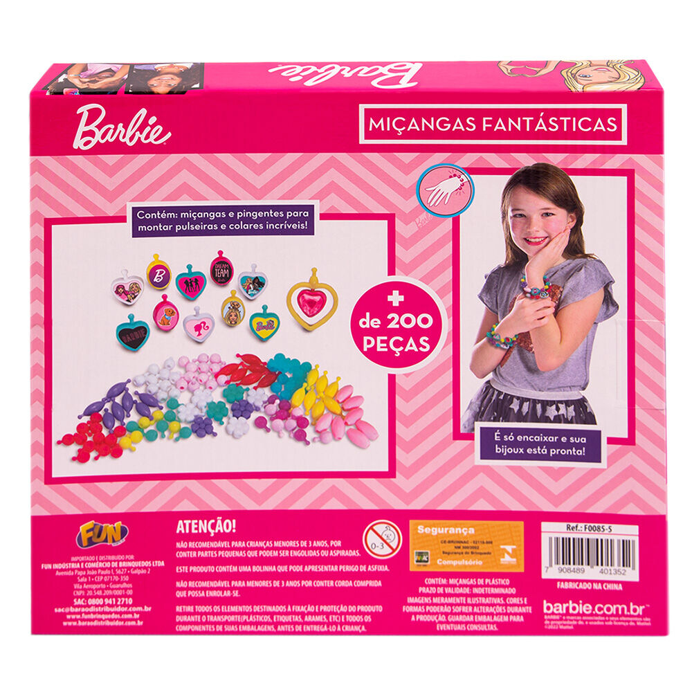 Set Joyeria Barbie 200pzs