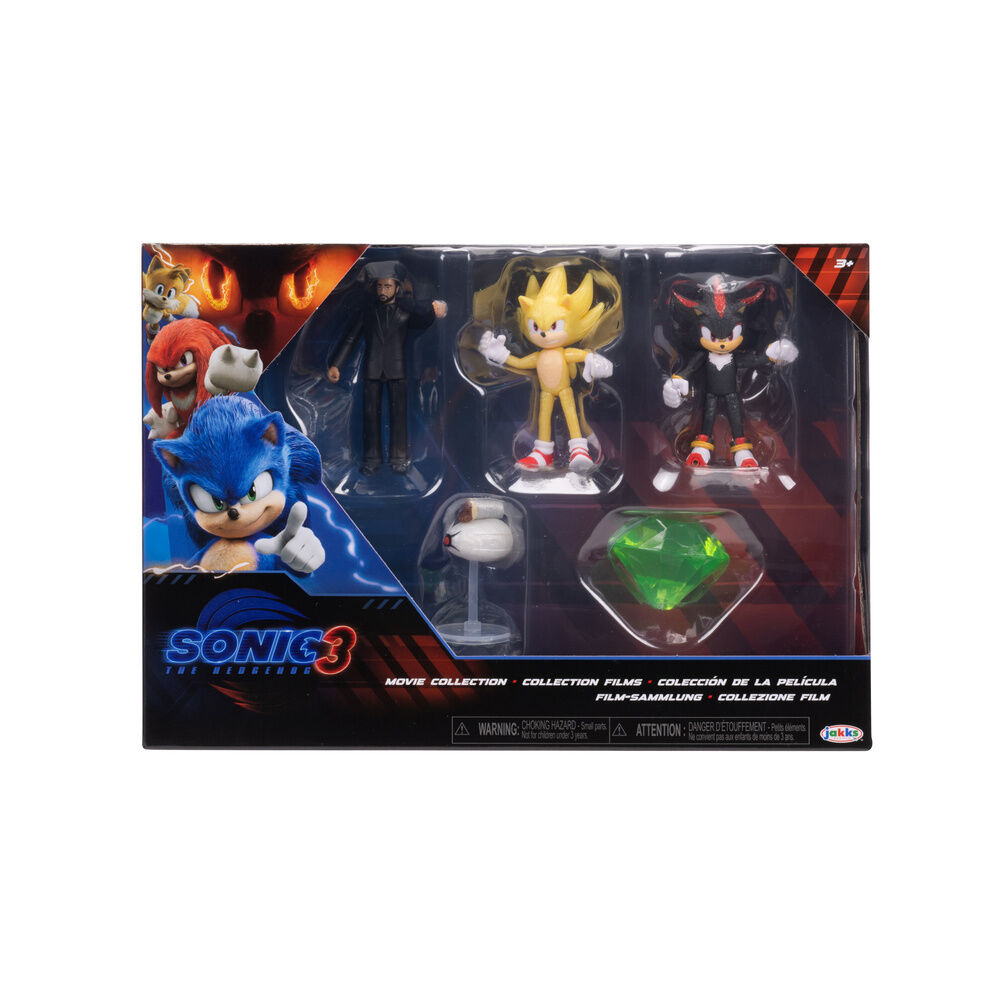 Blister 5 figuras wave 1 Sonic 3 6cm
