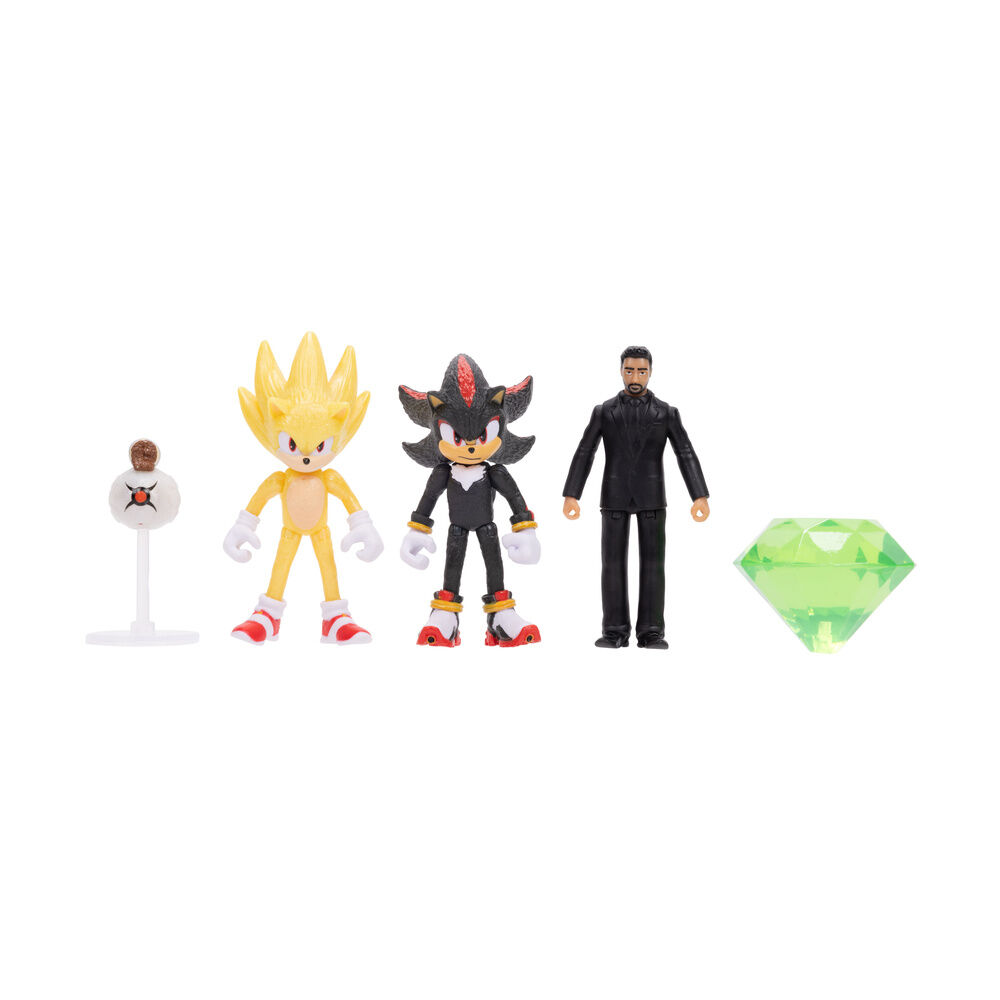 Blister 5 figuras wave 1 Sonic 3 6cm