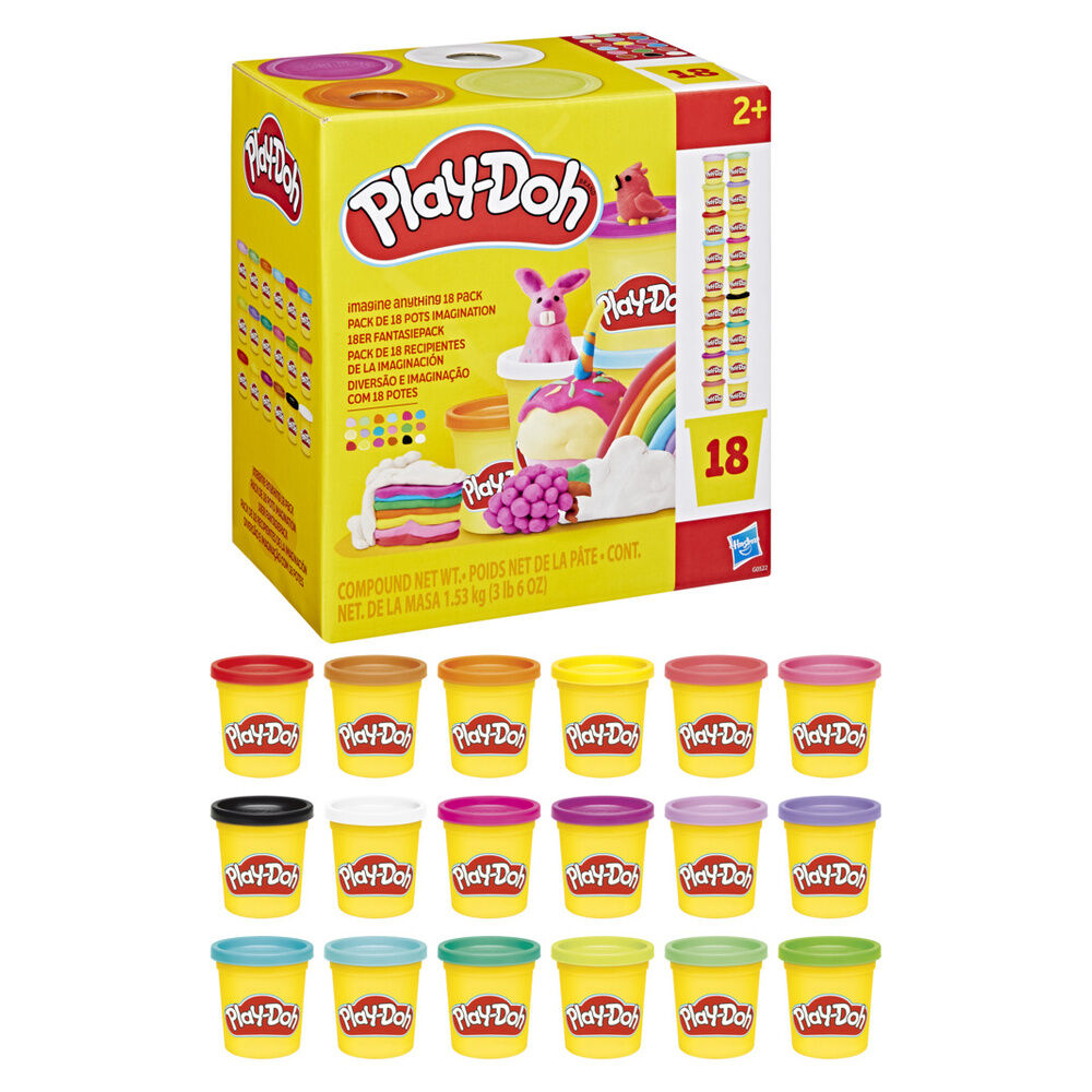 Set 18 Botes Plastilina Play-Doh
