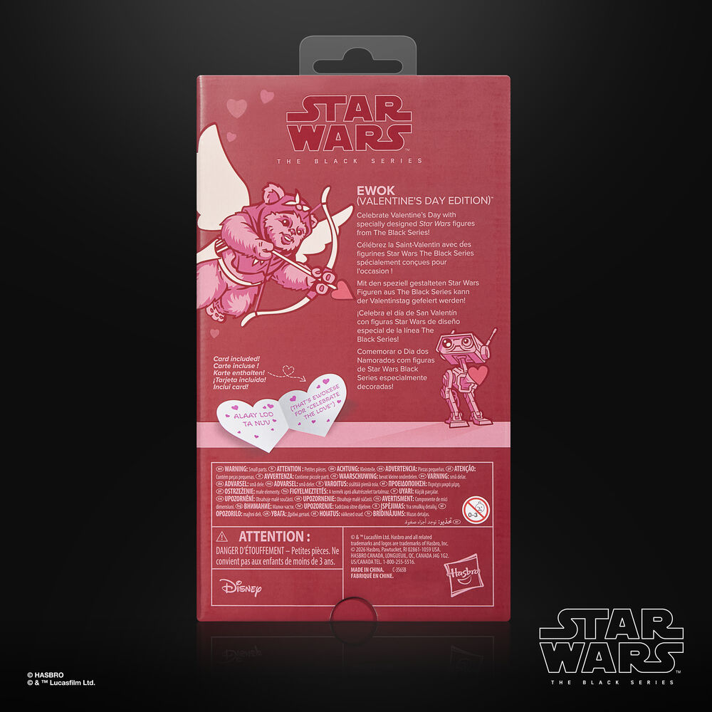 Figura Ewok Valentine's Day Edition Star Wars 15cm - Imagen 3