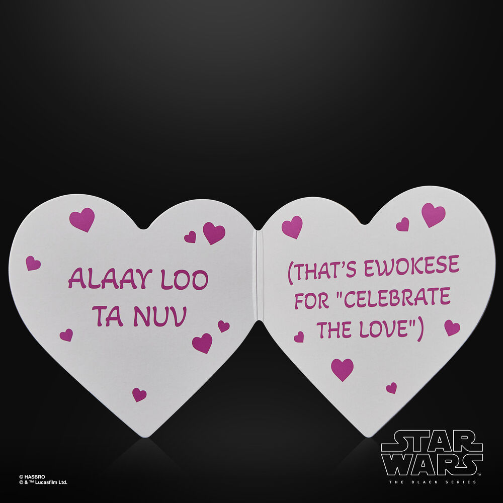 Figura Ewok Valentine's Day Edition Star Wars 15cm - Imagen 4