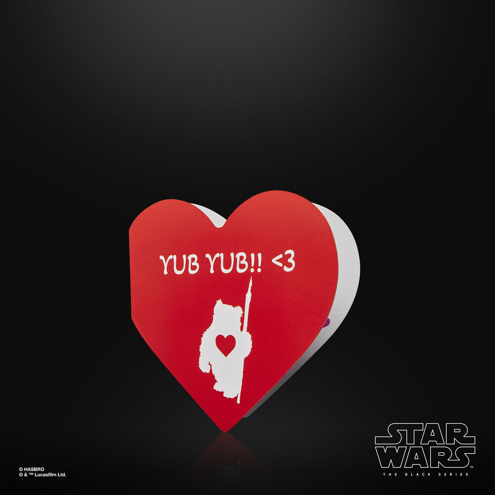 Figura Ewok Valentine's Day Edition Star Wars 15cm - Imagen 7