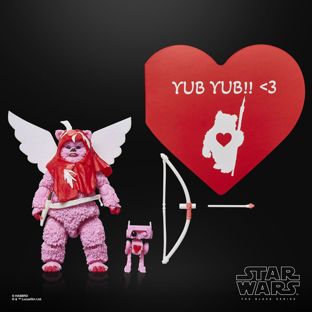 Figura Ewok Valentine's Day Edition Star Wars 15cm - Imagen 10