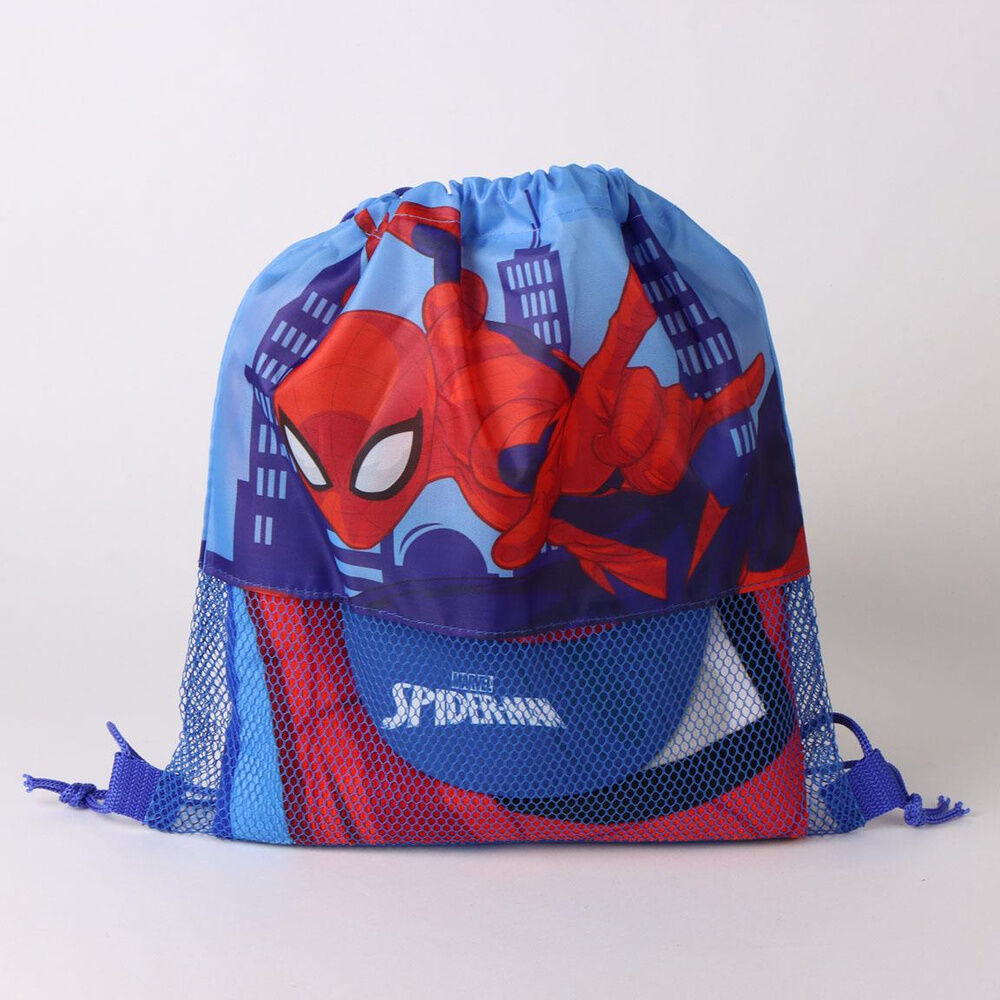 Set toalla + saco + gorra Spiderman Marvel