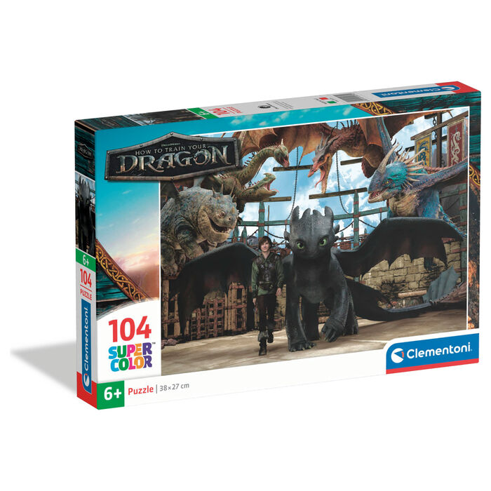 Puzzle Como Entrenar a Tu Dragon 104pzs