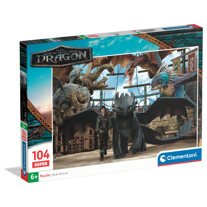 Puzzle Como Entrenar a Tu Dragon 104pzs