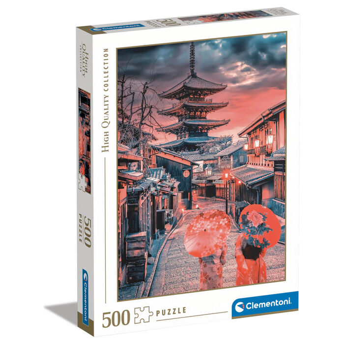 Puzzle Atardecer en Kioto 500pzs