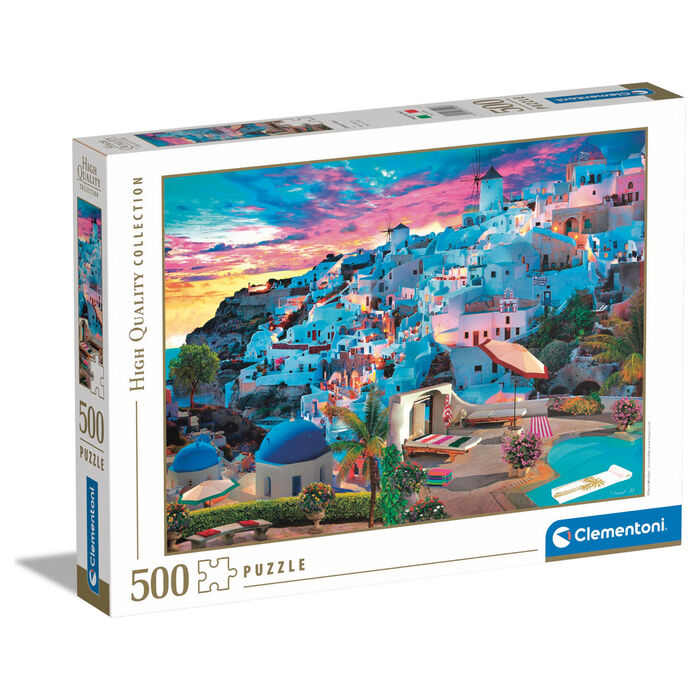 Puzzle Vista de Grecia 500pzs