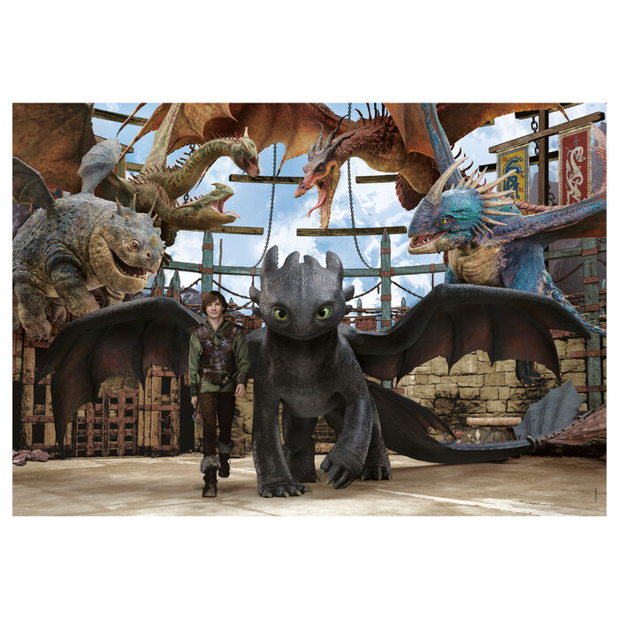 Puzzle Como Entrenar a Tu Dragon 104pzs