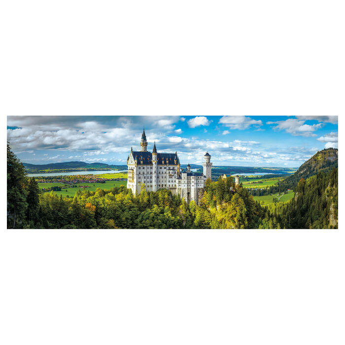 Puzzle Panorama El Castillo de Neuschwanstein 1000pzs