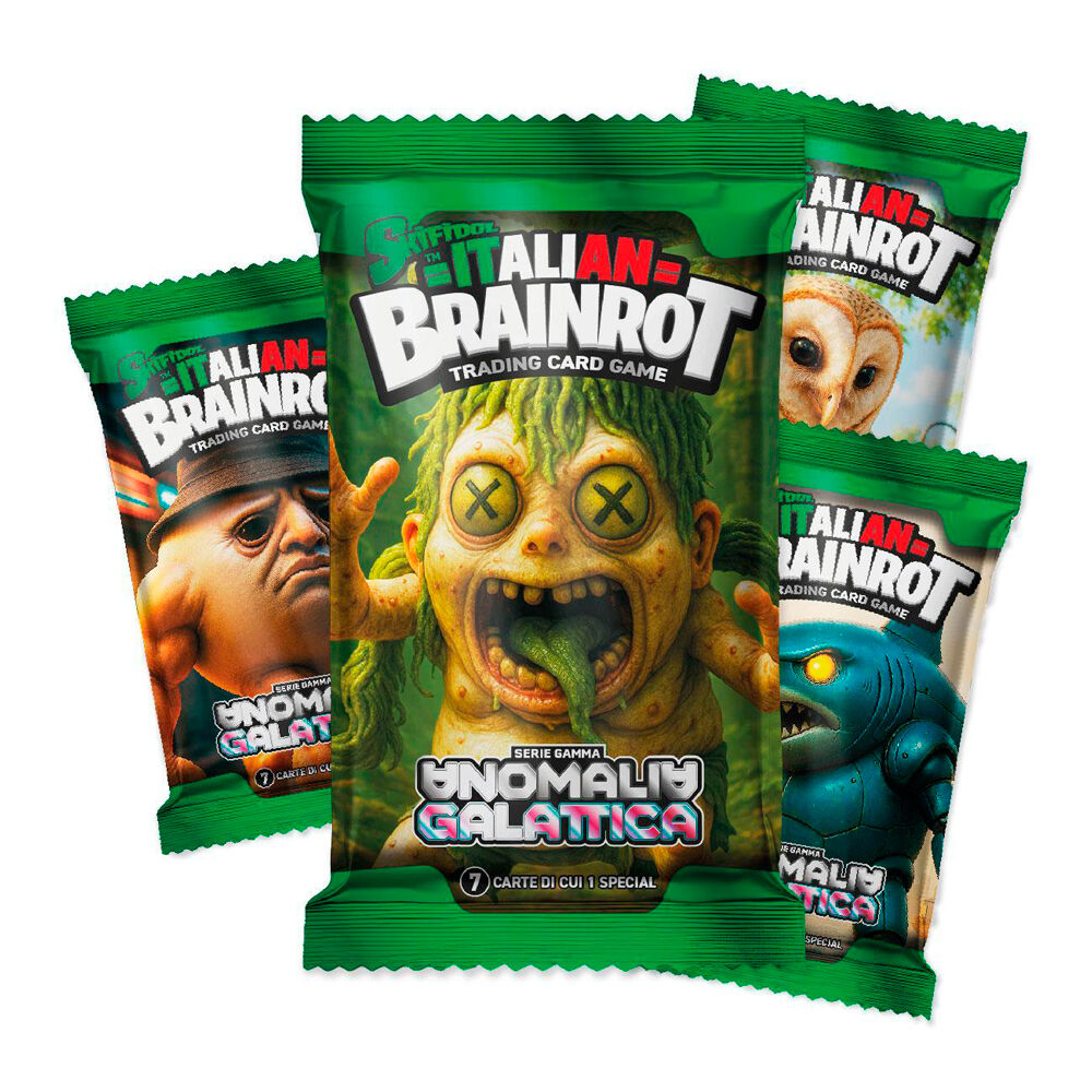 Album + Sobre de 7 cartas coleccionables Anomalia Galactica Serie 3 Italian Brainrot Italiano