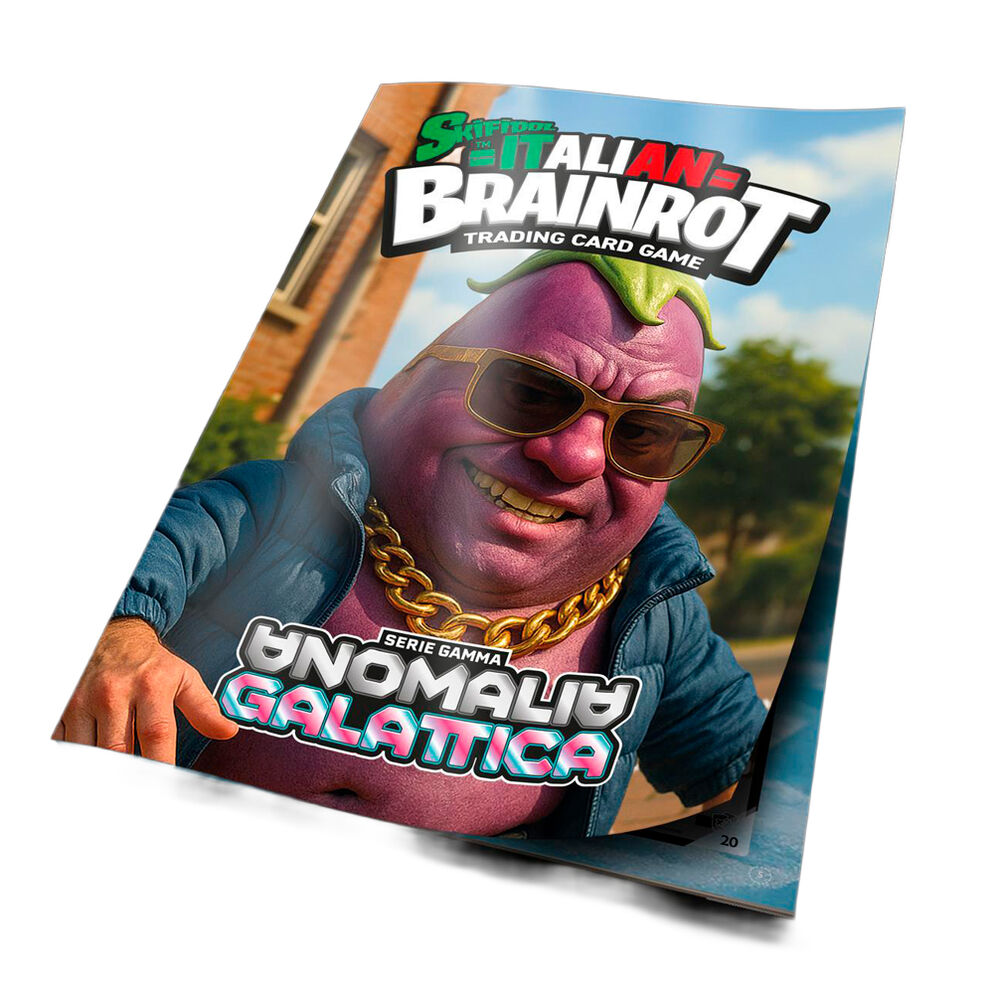 Album + Sobre de 7 cartas coleccionables Anomalia Galactica Serie 3 Italian Brainrot Italiano