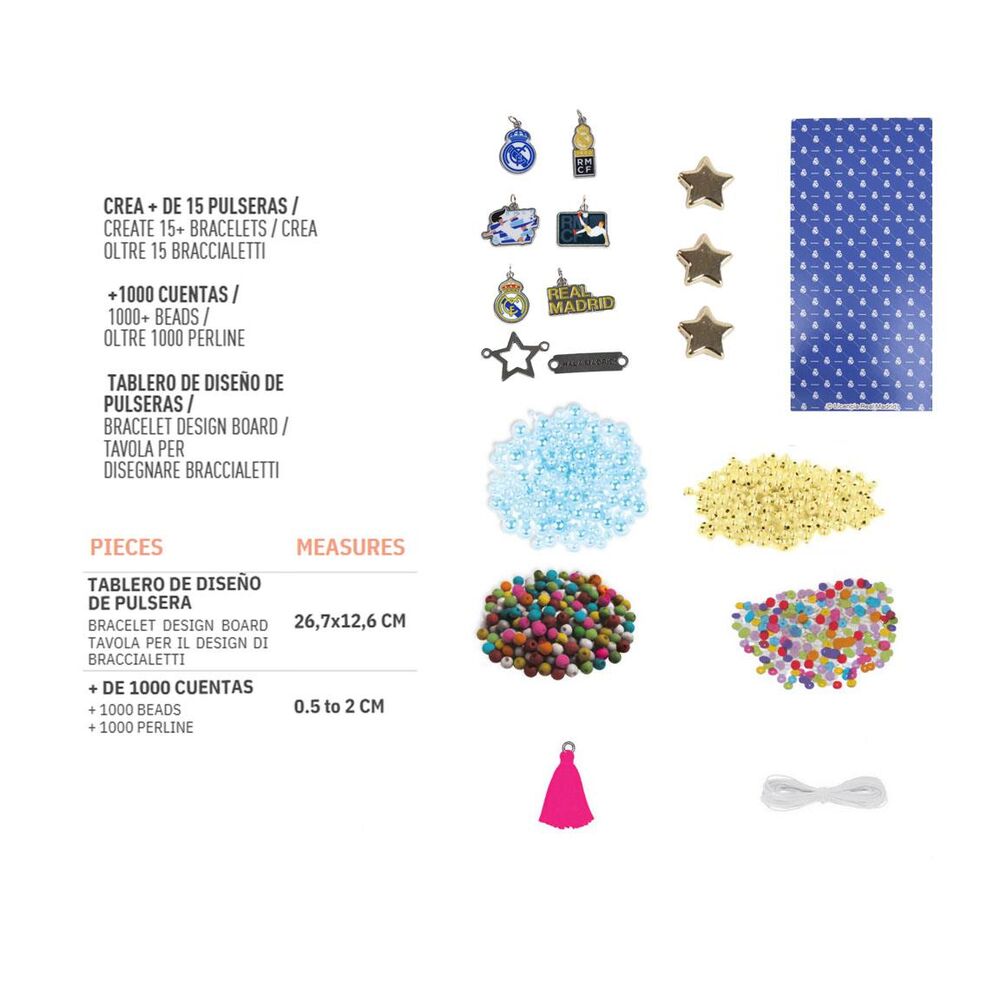 Set crea pulseras Real Madrid