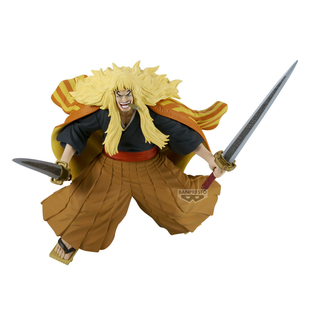 Figura Shiki El Leon Dorado Battle Record One Piece 16cm