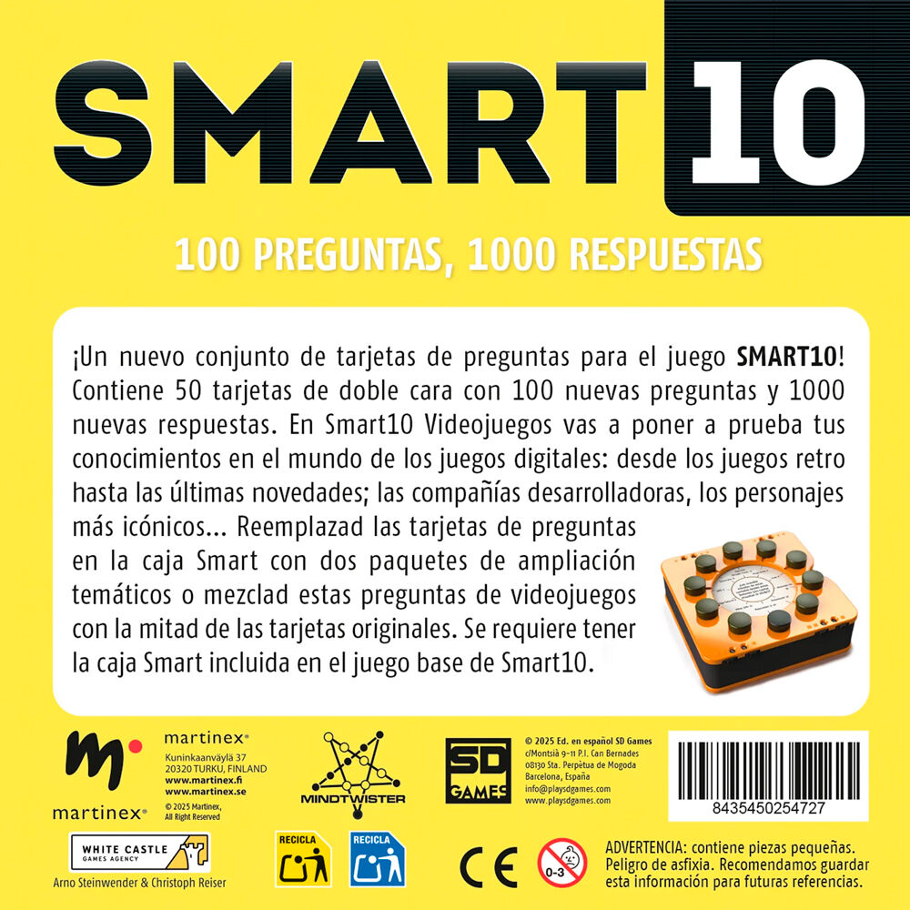 Expansion Videojuegos Juego Smart 10 español