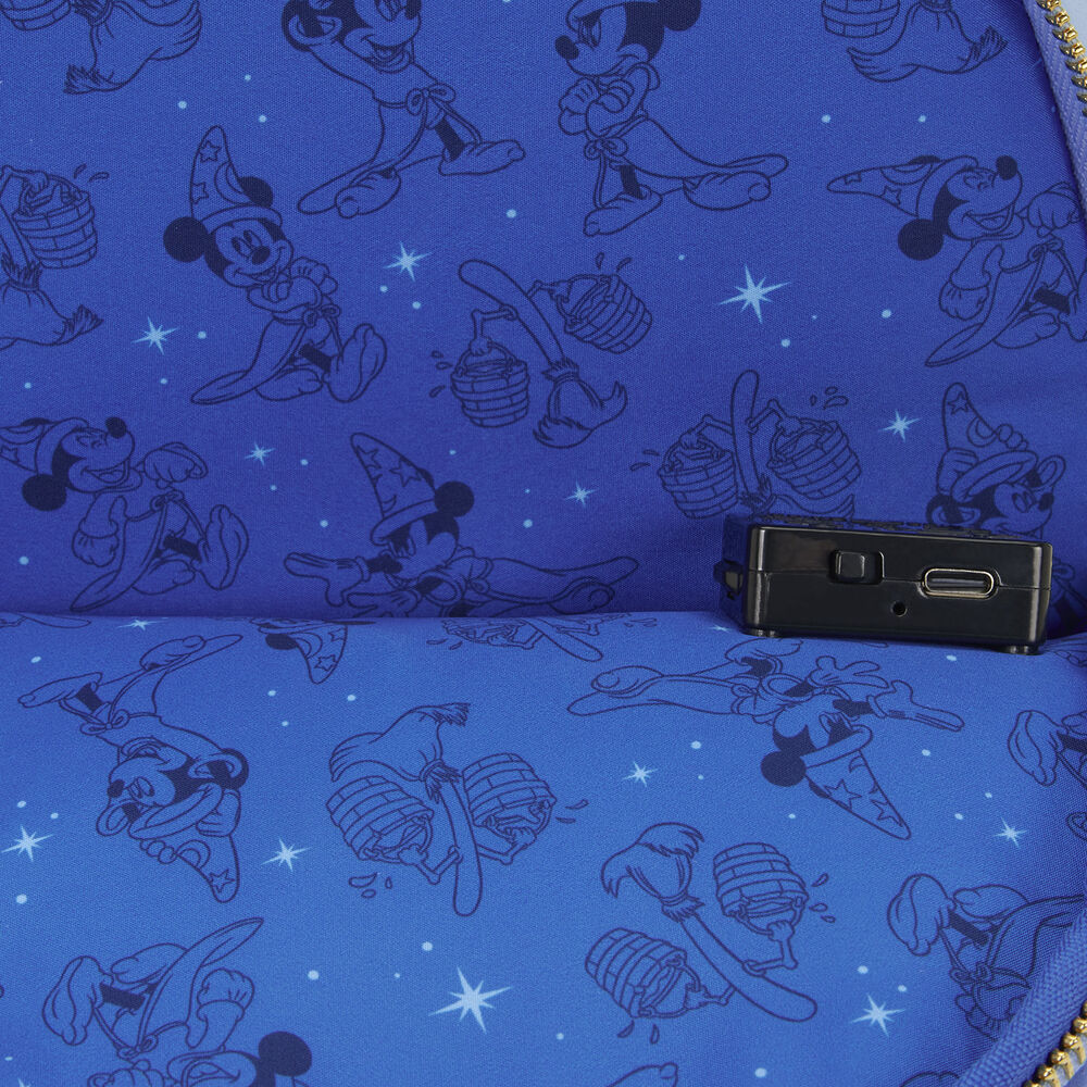 Mochila Fantasia Mickey Disney Loungefly 26cm - Imagen 5