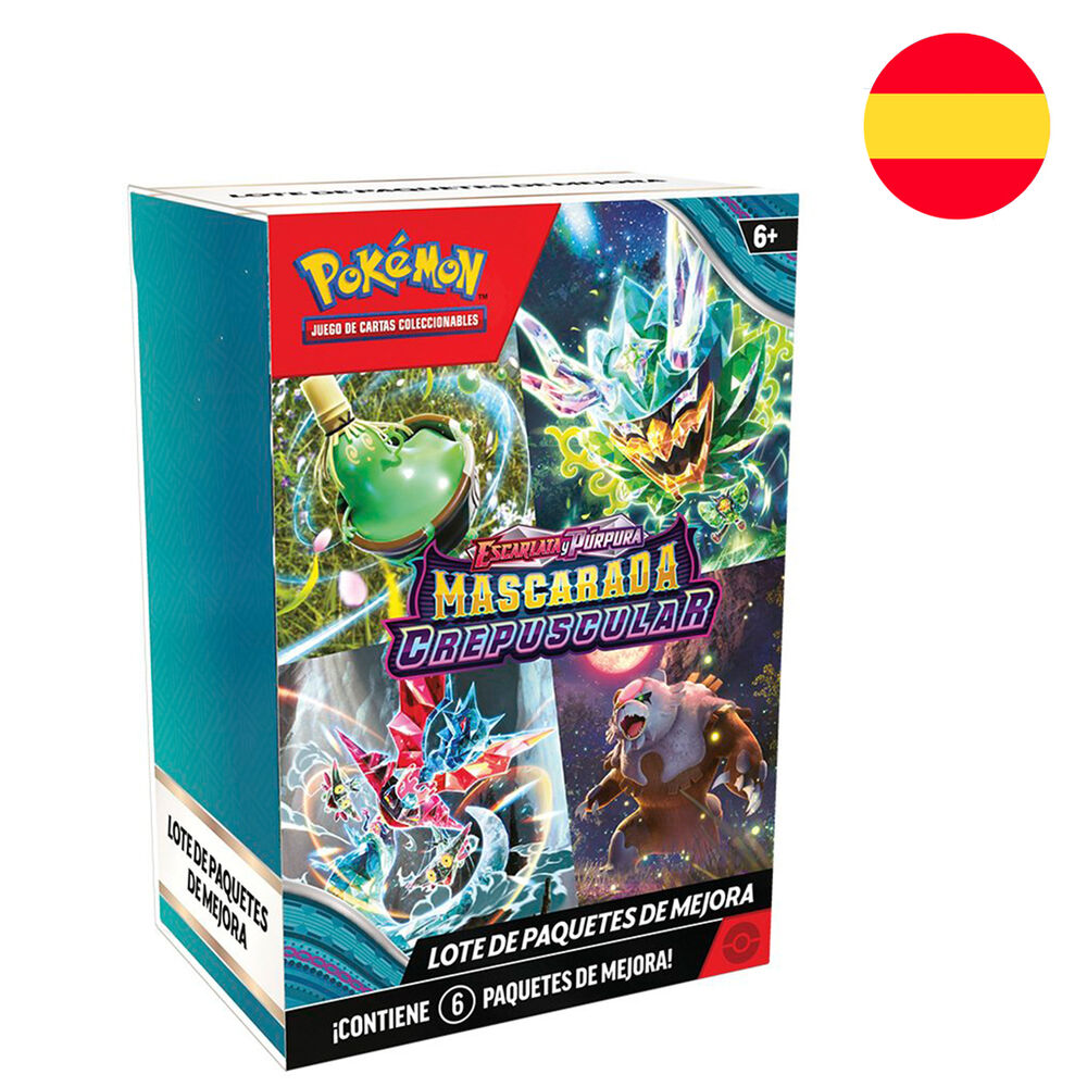 Juego cartas Booster Bundle Mascarada Crepuscular Pokemon español