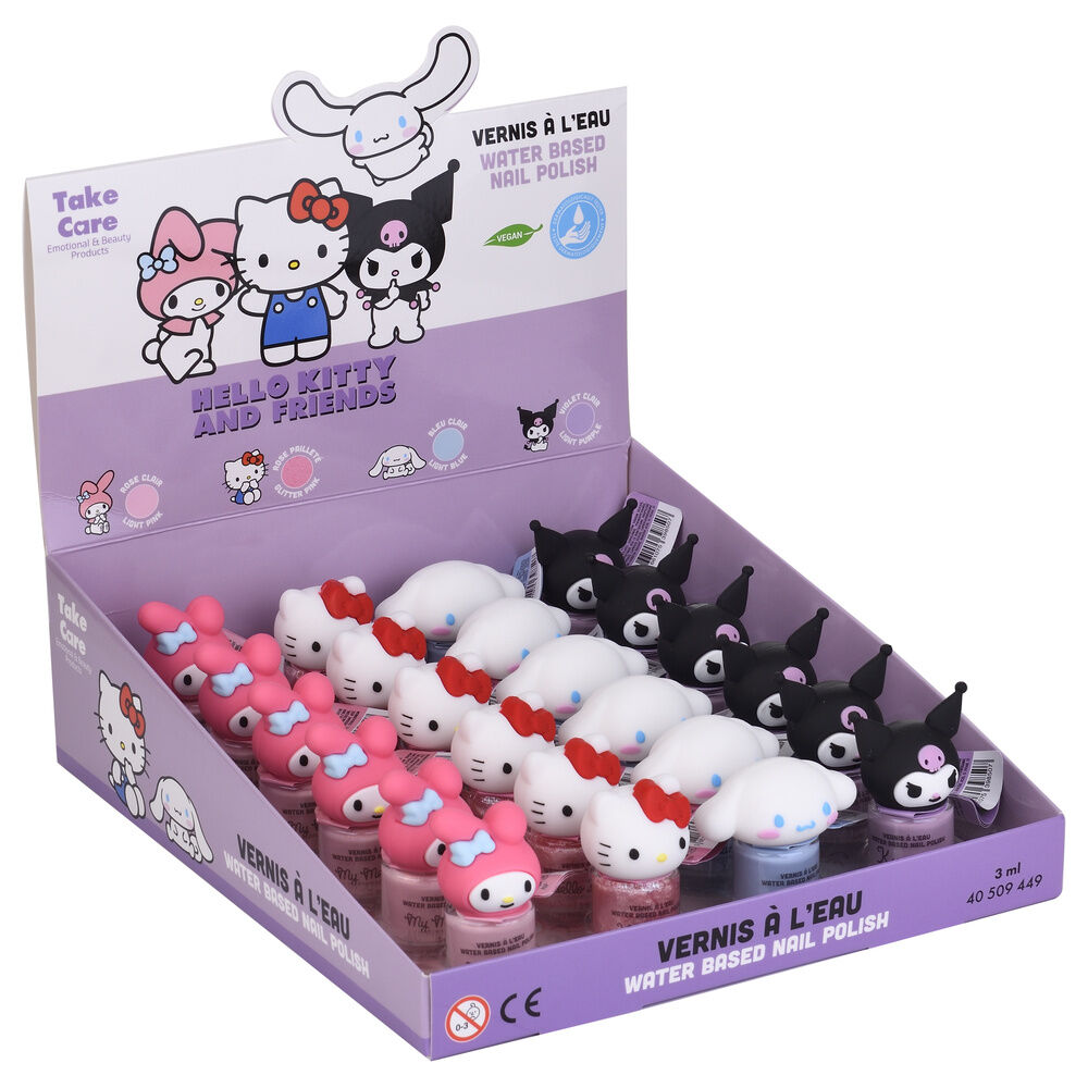 Esmalte de uñas al agua Hello Kitty and Friends surtido