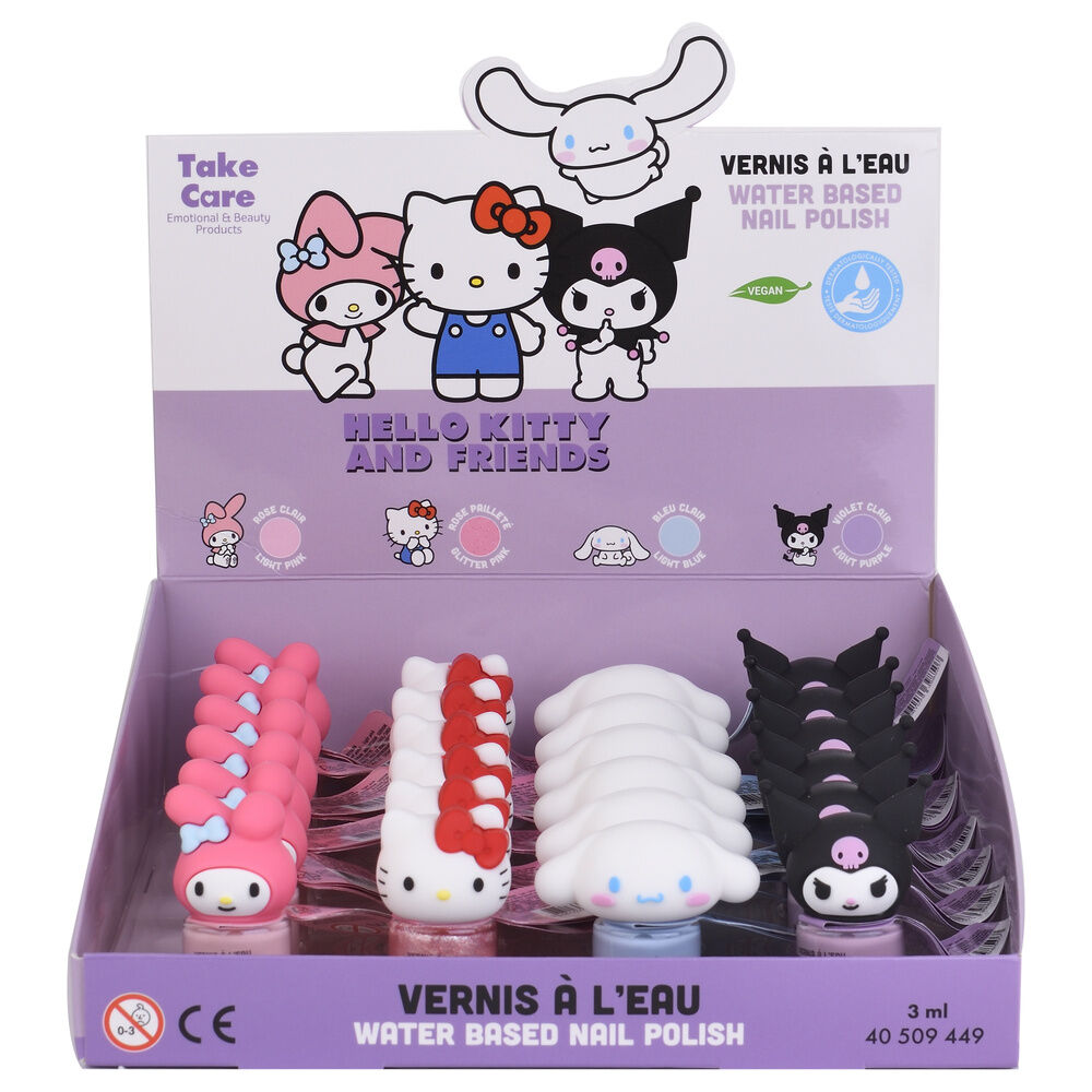 Esmalte de uñas al agua Hello Kitty and Friends surtido