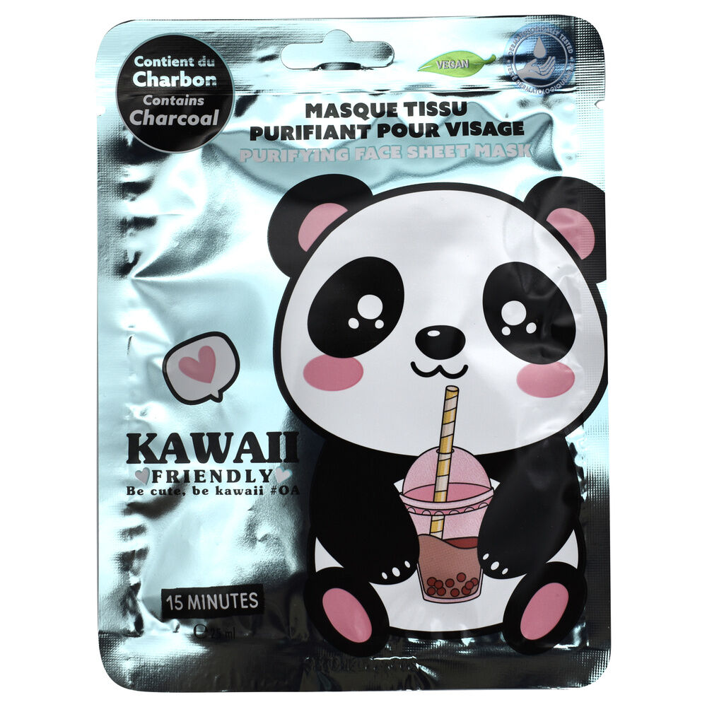 Mascarilla facial Oso Panda Kawaii