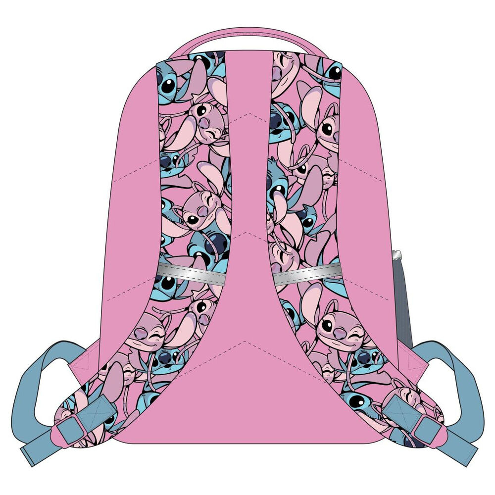 Mochila Stitch & Angel Disney 40cm