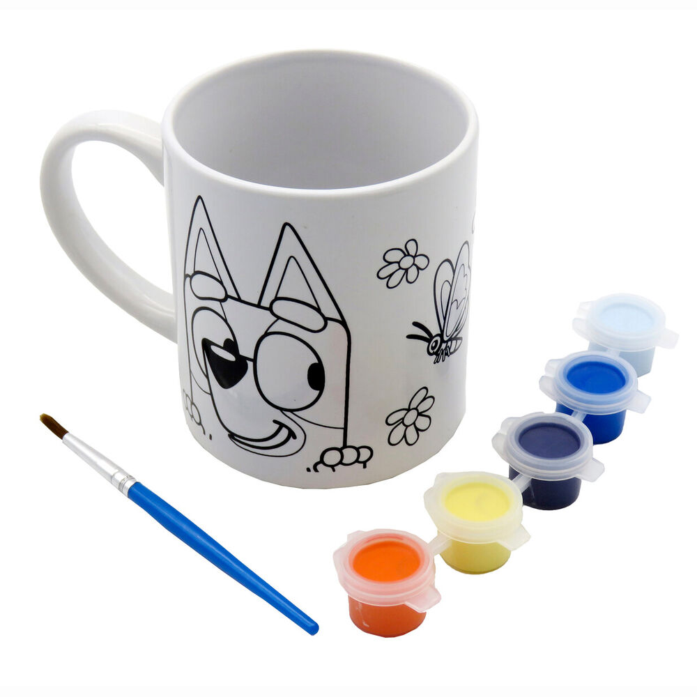 Taza para pintar Bluey