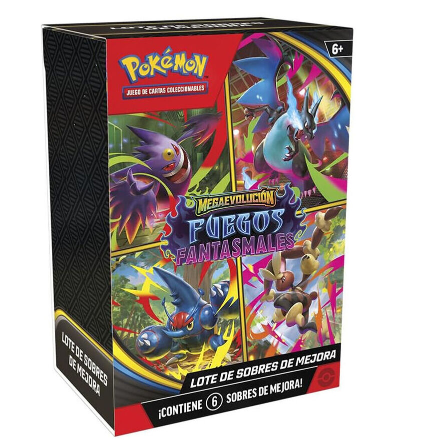Latino Booster Bundle Fuegos Fantasmales Cartas Pokemon
