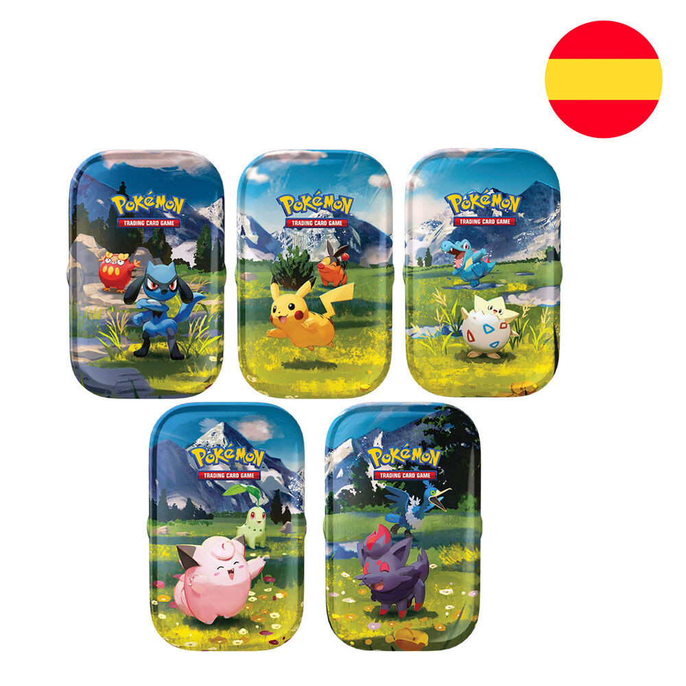 Mini Lata cartas Heroes Ascendentes Pokemon español