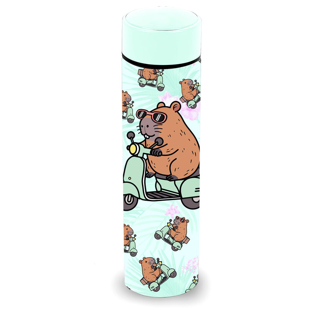 Botella acero inoxidable Capibara Oh My Pop! 500ml