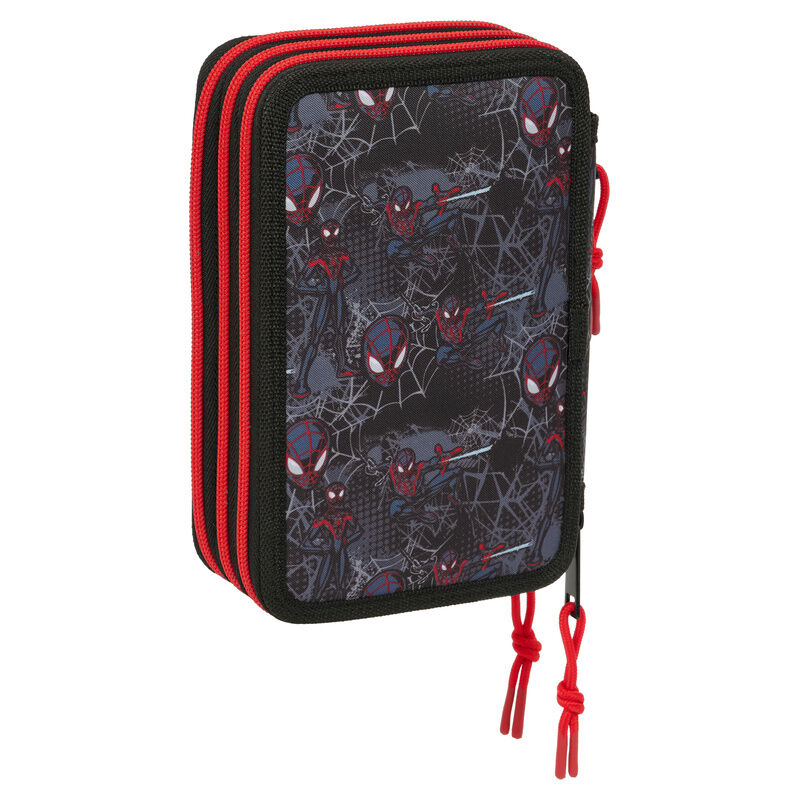 Plumier Miles Morales Spiderman Marvel triple 37pzs