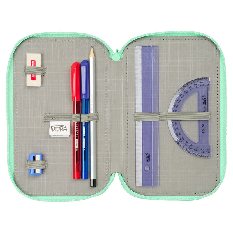 Plumier Dora la Exploradora triple 37pzs - Imagen 4